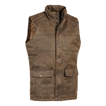 Mannen Gilet Zonder Mouwen Ligne Verney-Carron Bodywarmer Fox Revival - Marron