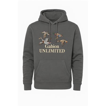 Mannen Sweat Gabion Unlimited Pose Brodé - Gris