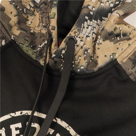 MANNEN SWEAT SWEDTEAM RIDGE HOODIE - NOIR
