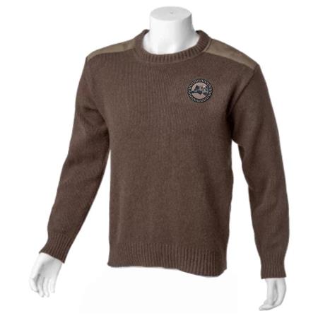Mannenpull Bartavel P60 Everzwijn Cuello Redondo - Chocolate Rondhals - Chocolade