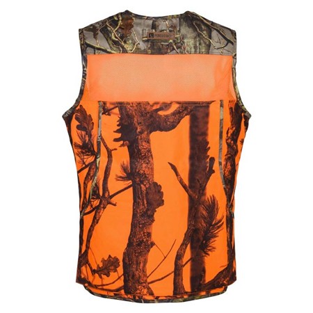 MANNENVEST PERCUSSION HOUTDUIVENJACHT - CAMO NARANJA/NEGRO - CAMO ORANJE/ZWART