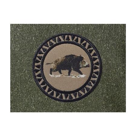 MÄNNER-SWEAT BARTAVEL NATURE EINZELN RUNDHALS - KHAKI