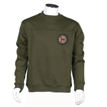 Männer-Sweat Bartavel Nature Fasan Rundhals - Khaki