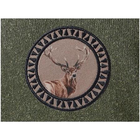 MÄNNERPULLOVER BARTAVEL P61 HIRSCH V-AUSSCHNITT - SCHOKOLADE