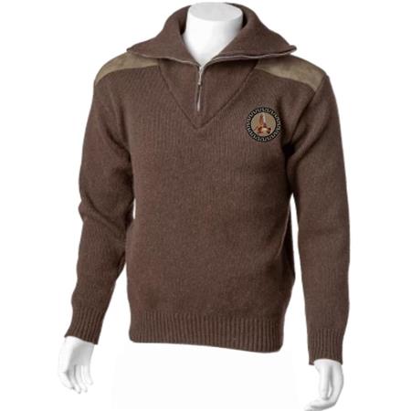 Männerpullover Bartavel P62 Waldschnepfe Trucker - Schokolade