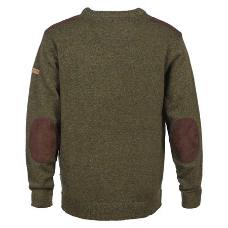 MÄNNERPULLOVER PERCUSSION BRODE COL RUND - PERKUSSION - KHAKI