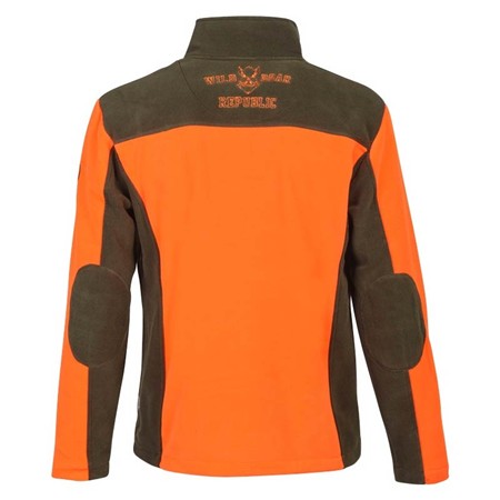 MÄNNLICHES FLEISCH PERCUSSION POLAIRECOR BRODE JAGD - WILDSCHWEIN - KHAKI/ORANGE