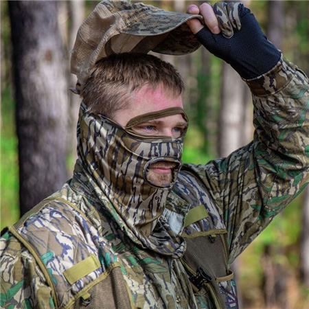 MASK 1/2 PRIMOS HUNTING CALLS STRETCH FACE MASK WITH MOUTH OPENING