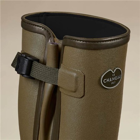 MEN'S BOOTS LE CHAMEAU VIERZONORD DOUBLÉES NÉOPRÈNE - GREEN VIERZON