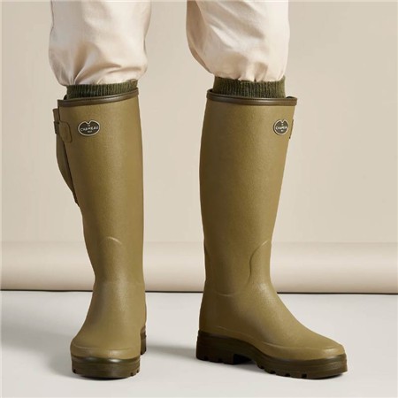 MEN'S BOOTS LE CHAMEAU VIERZONORD NEOPRENE LINED - GREEN VIERZON
