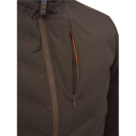 MEN'S FLEECE BERETTA ROE JACKET - BROWN