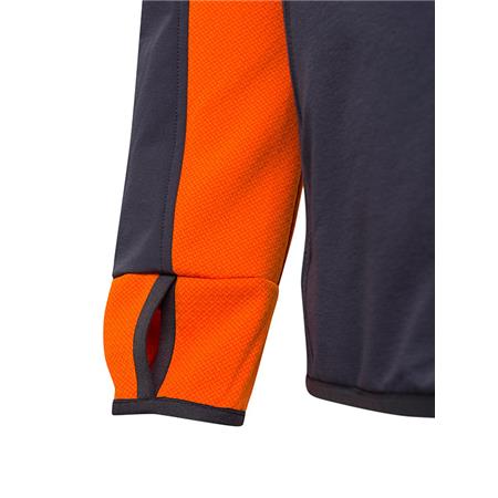 MEN'S FLEECE BERETTA RUPICAPRA JACKET - ORANGE/EBONY