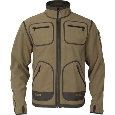 Men's Fleece Harkila Kamko - Dark Antique Bronze/Willow Green