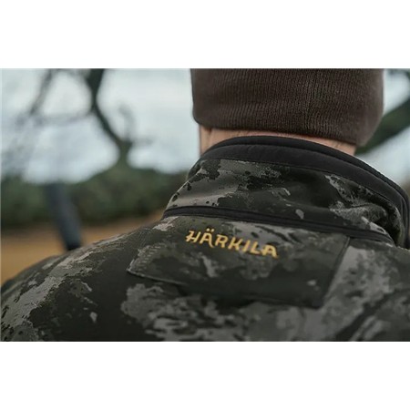 MEN'S FLEECE HARKILA KAMKO NOCTYX WSP - AXIS MSP BLACK-WILLOW GREEN