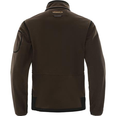 MEN'S FLEECE HARKILA KAMKO REVERSIBLE - BROWN/RED