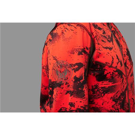 MEN'S FLEECE HARKILA WILDBOAR PRO CAMO FLEECE - ORANGE CAMO