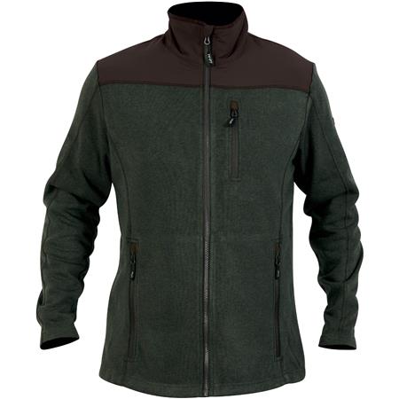 MEN'S FLEECE HART BANNALP-FZ - DARK GREEN