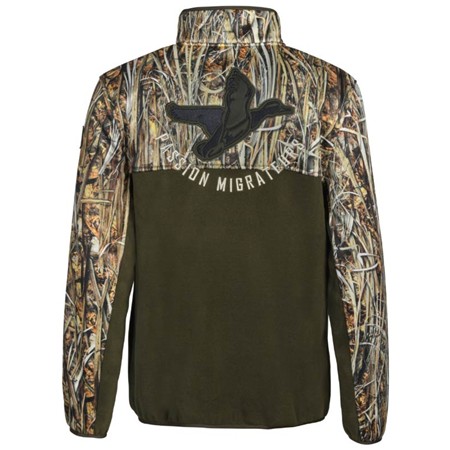 MEN'S FLEECE PERCUSSION WATERFALL - WET/KHAKI/PASSION MIGRATE