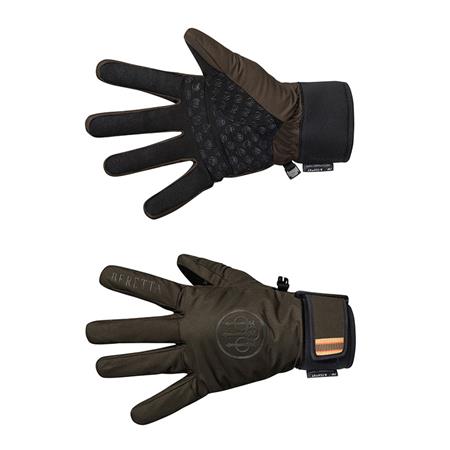 MEN'S GLOVES BERETTA WATERPROOF - BROWN