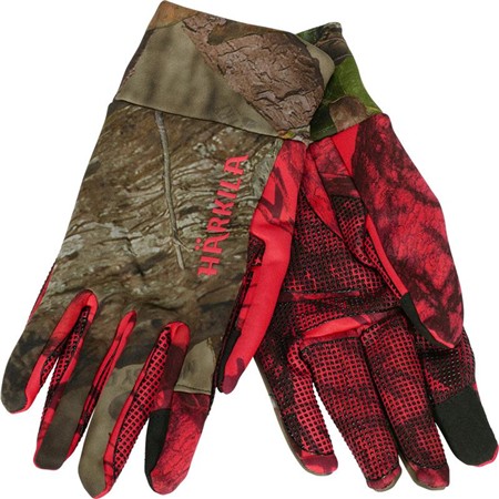 Men's Gloves Harkila Moose Hunter 2.0 Fleece - Orange Camo