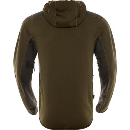 MEN'S HOODIE HARKILA DEER STALKER - GREEN/BROWN