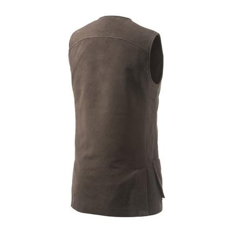 MEN'S HUNTING VEST BERETTA MOLESKIN CLASSIC VEST - DARK BROWN