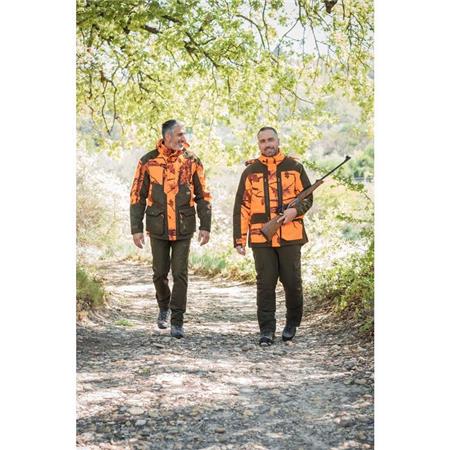 MEN'S JACKET TREELAND POSTAL T614 - ORANGE CAMO