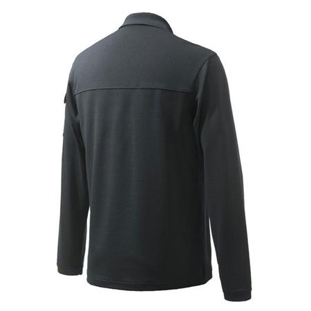 MEN'S LONG-SLEEVE POLO BERETTA MILLER - BLACK