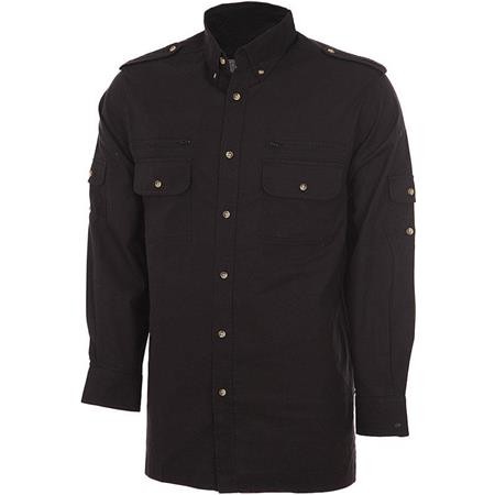 Men's Long-Sleeve Shirt Bartavel Authentic - Black