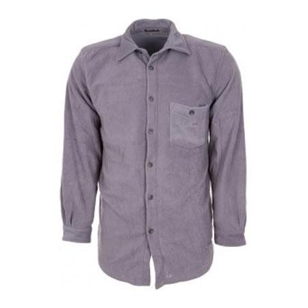 Men's Long-Sleeve Shirt Bartavel Portland Fleece - Grey