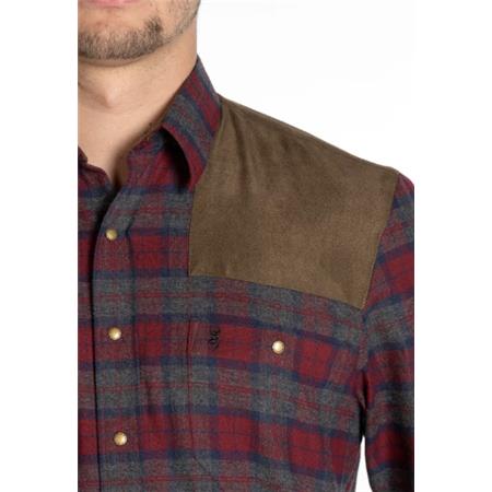 MEN'S LONG-SLEEVE SHIRT BROWNING FREDERICK - RED