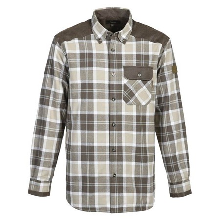 Men's Long-Sleeve Shirt Club Interchasse Windproof Pandore - Brown