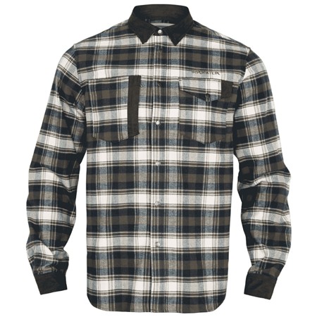 Men's Long-Sleeve Shirt Harkila Aivak L/S - Turkish Coffee