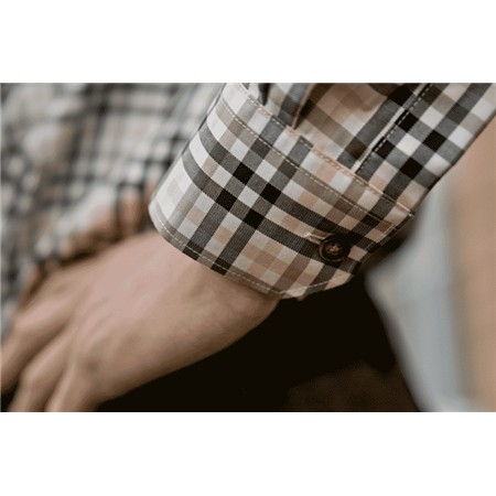 MEN'S LONG-SLEEVE SHIRT HARKILA MILFORD - ROSIN/DEEP WELL