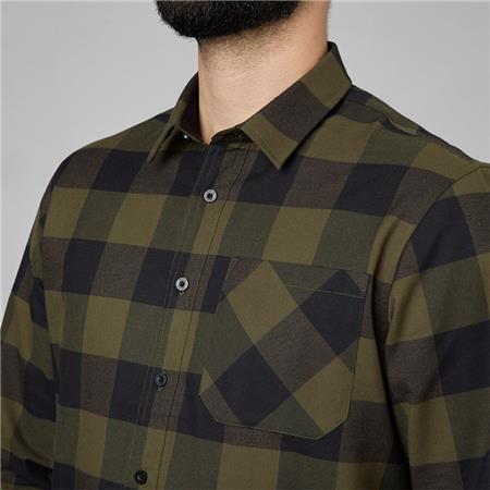 MEN'S LONG-SLEEVE SHIRT SEELAND TORONTO - GREEN
