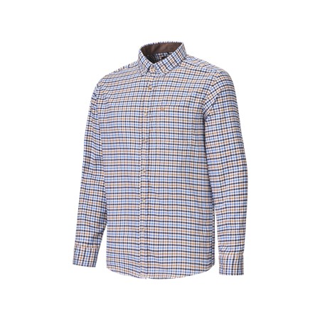 Men's Long-Sleeve Shirt Verney Carron La Ligne Montbel - Hazelnut