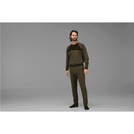 MEN'S LONG-SLEEVE T-SHIRT HARKILA HEAT L/S - GREEN/BLACK