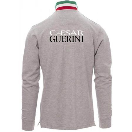 MEN'S LONG-SLEEVED POLO CAESAR GUERINI - WHITE