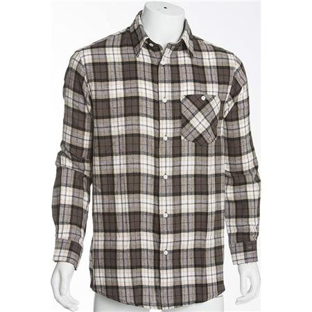 Men's Long-Sleeved Shirt Bartavel Andes - Brown