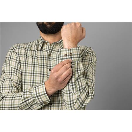 MEN'S LONG-SLEEVED SHIRT HARKILA MILFORD - GREEN