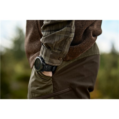MEN'S LONG-SLEEVED SHIRT HARKILA ML FJELL - GREEN CHECK