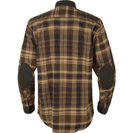 MEN'S LONG-SLEEVED SHIRT HARKILA PAJALA - BRUGUNDY