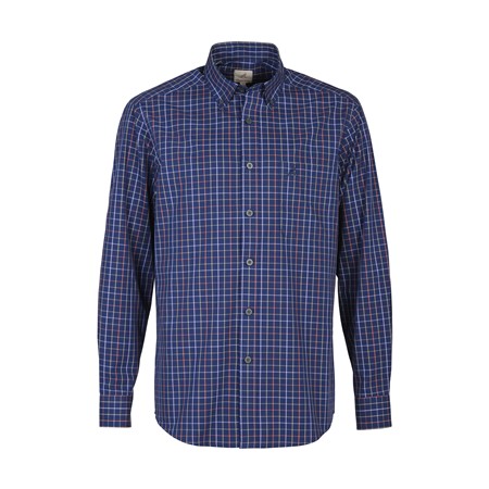 Men's Long-Sleeved Shirt Prohunt Ferte - Navy/Ibex