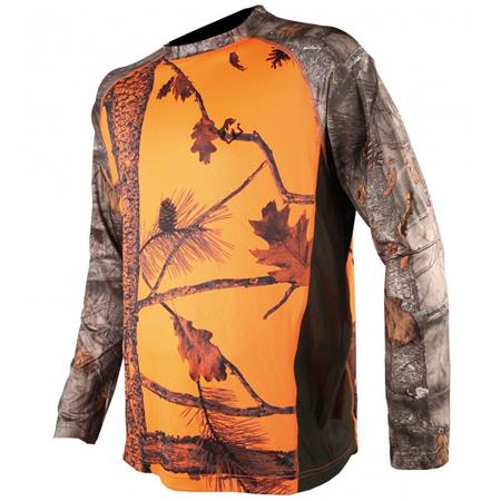 Men's Long-Sleeved T-Shirt Somlys 055 - Orange Camo
