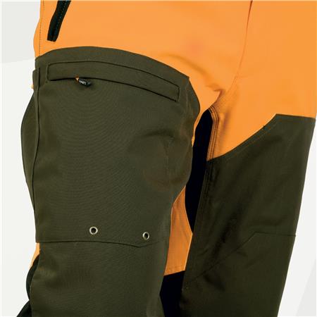 MEN'S PANTS HART KORA-T - KHAKI/ORANGE