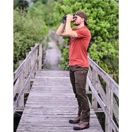 MEN'S PANTS PINEWOOD CARIBOU HUNT TRS SUEDE - BROWN