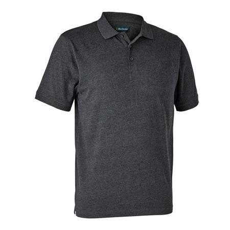 Men's Polo Deerhunter Gunnar Polo Shirt - Grey