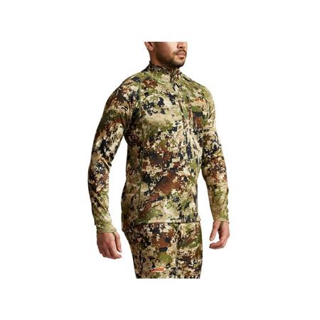 MEN'S PULLOVER SITKA CORE MID WT ZIP-T - OPTIFADE SUBALPINE