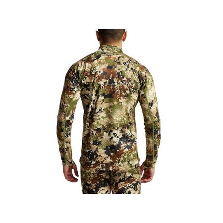 MEN'S PULLOVER SITKA CORE MID WT ZIP-T - OPTIFADE SUBALPINE