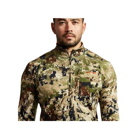 MEN'S PULLOVER SITKA CORE MID WT ZIP-T - OPTIFADE SUBALPINE